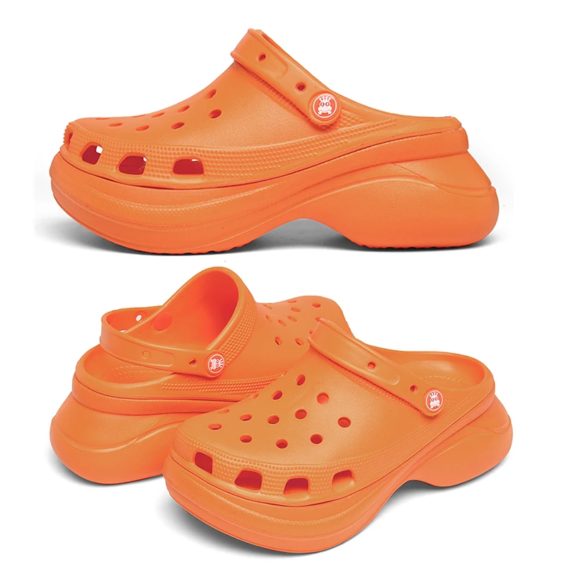 

2022 Fashion Plus Size Shoes Woman Platform Sandals Clog Garden Slippers Slip on For Girl Beach Shoes Slides Sandalia Plataform