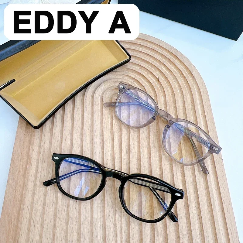 

Очки EDDY YUUMI для мужчин и женщин, оптические линзы, блестящие голубые очки