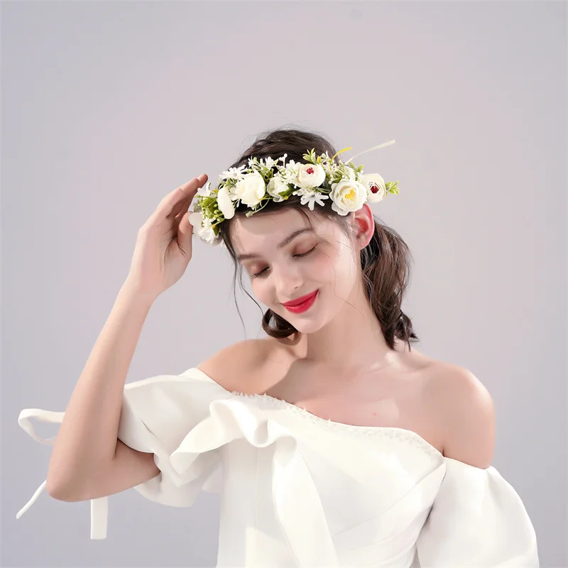 

Bride photo wreath, sweet forest style wreath, photo princess hairband