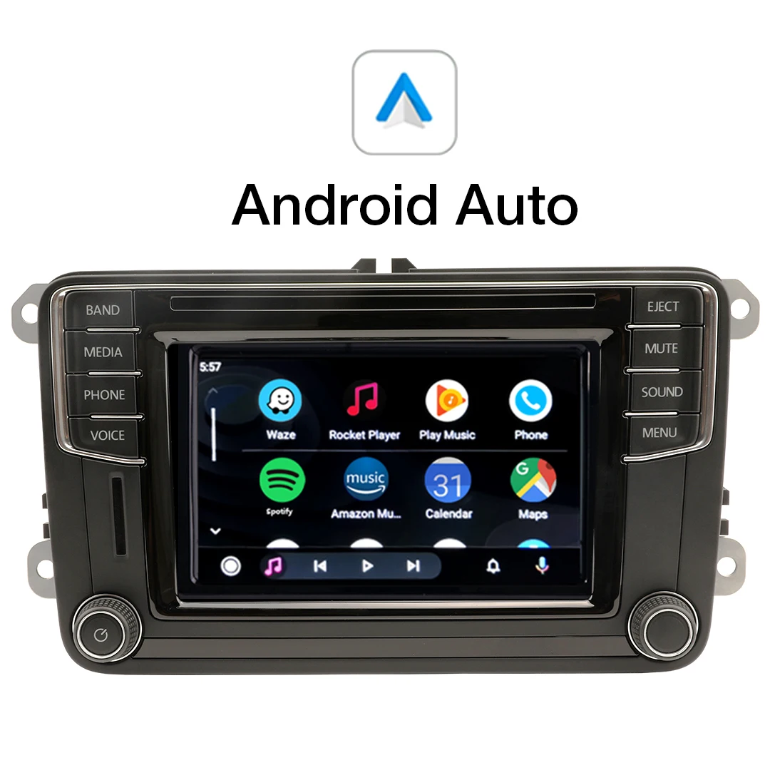 MIB 5C0035200D Автомагнитола Android Auto 6 5 &quotс сенсорным экраном головное устройство с CD SD