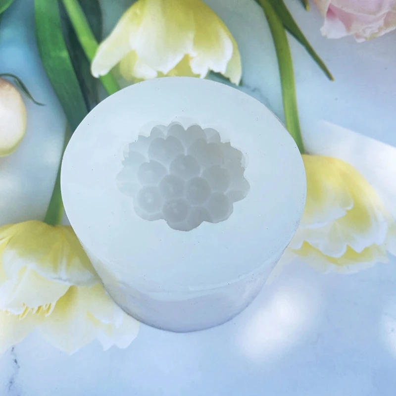 

BMBY-DIY Candle Silicone Mold Aromatherapy 3D Round Bubble Shaped Design Model Aromas Wax Mould Home Supplies