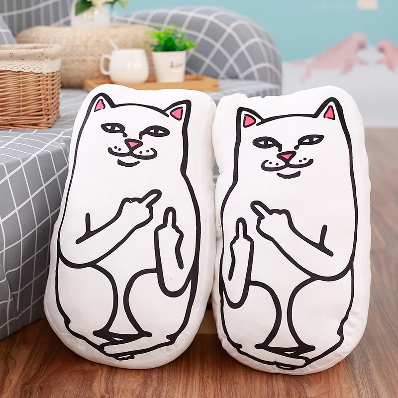 Kawaii Ripndip Властелин нермальный Мягкие игрушки мультфильм Кот зеленый