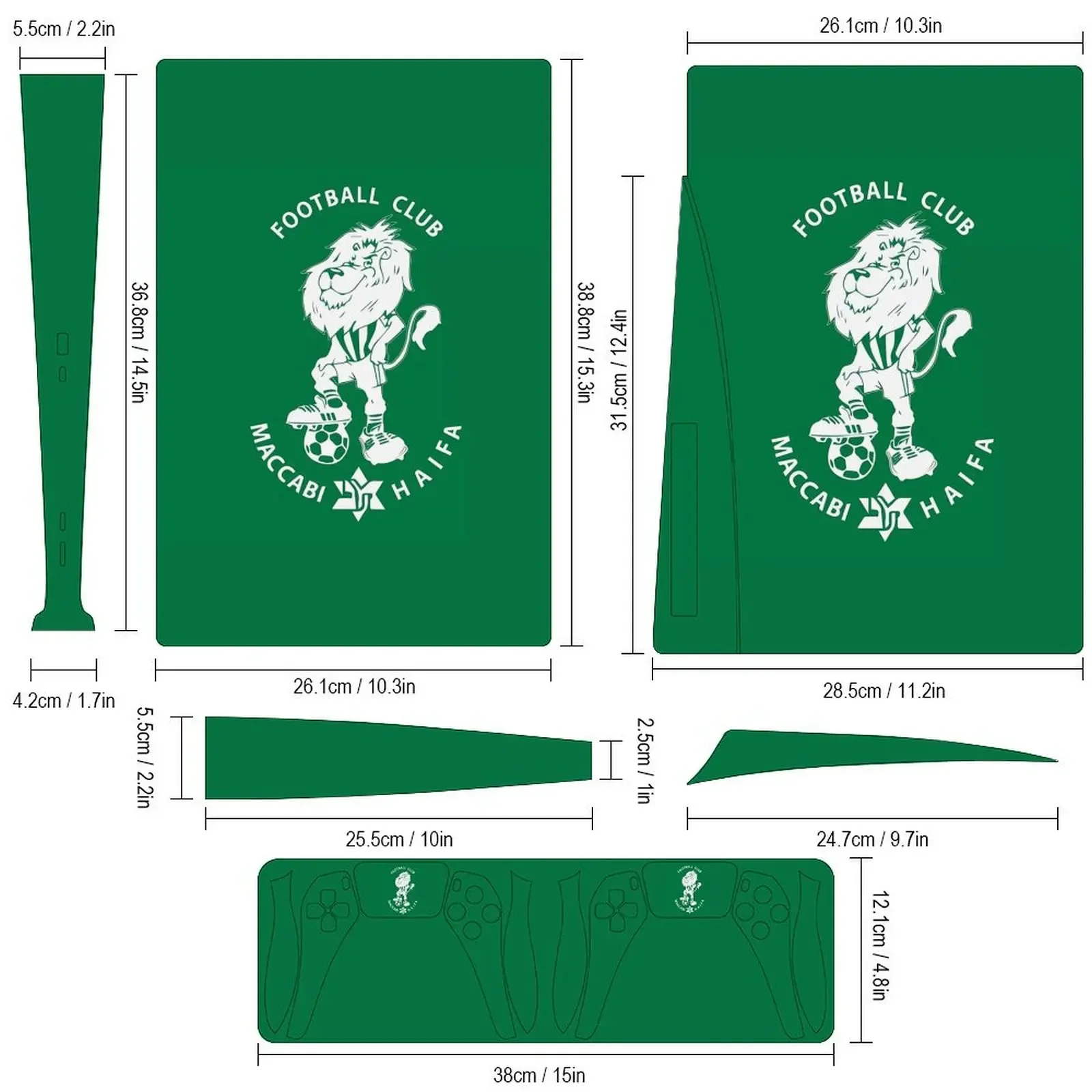 Израиль F.C MHFC для PS5 игрового контроллера защитная наклейка аксессуар