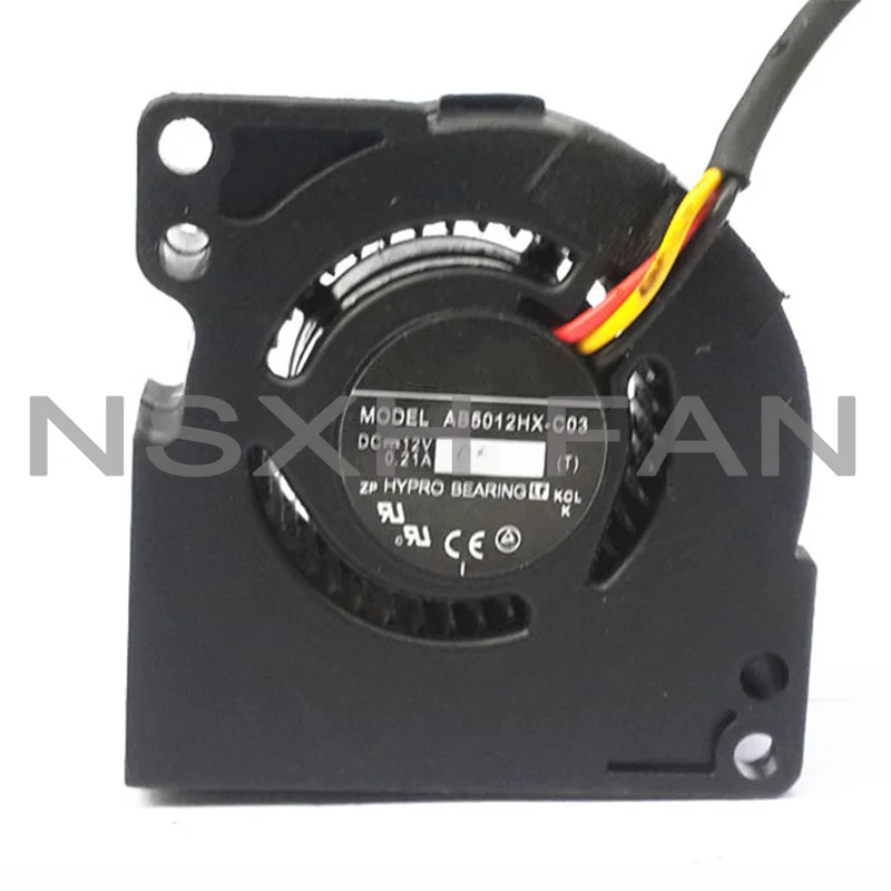 Оригинальный семейный вентилятор для сервера 12 В постоянного тока, 0,12 А, 50x50x20 мм, 3 провода, 3 контакта, 50 мм, охладитель