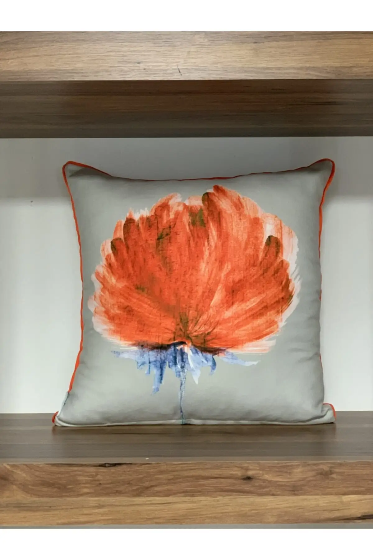 

E75 Edges Double Side Da Patterned Clove Polyester 43 x Orange Pillow Pillow & Pillow Bedroom