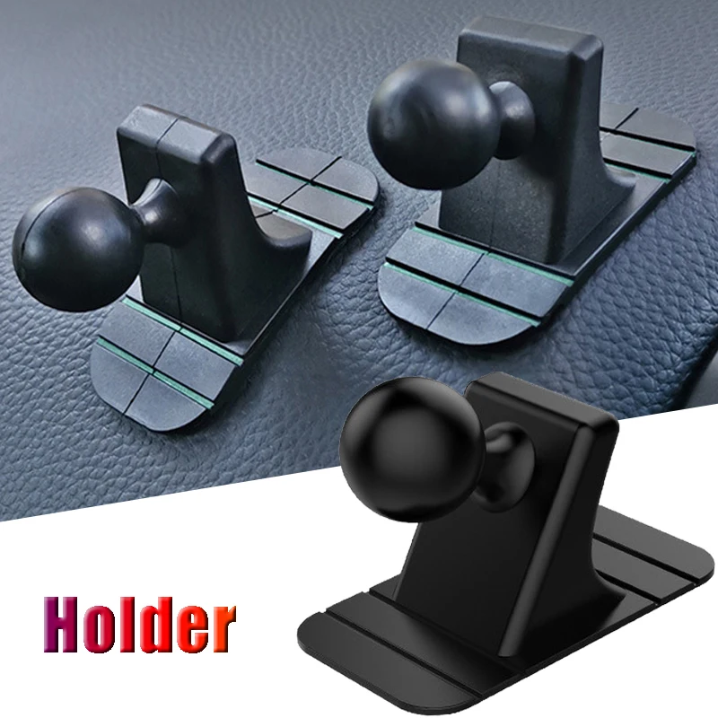 portable car phone holder 17mm ball head base auto air vent stand dashboard mount suction base anti skid bracket car accessories free global shipping