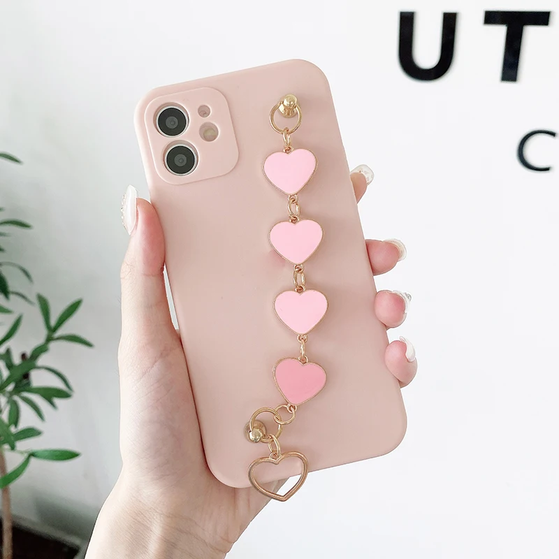 Чехол из ТПУ с цепочкой для Huawei Y9 Prime 2019 Y9S Y9A Y8S Y8P Y7P Y7A Y6S |