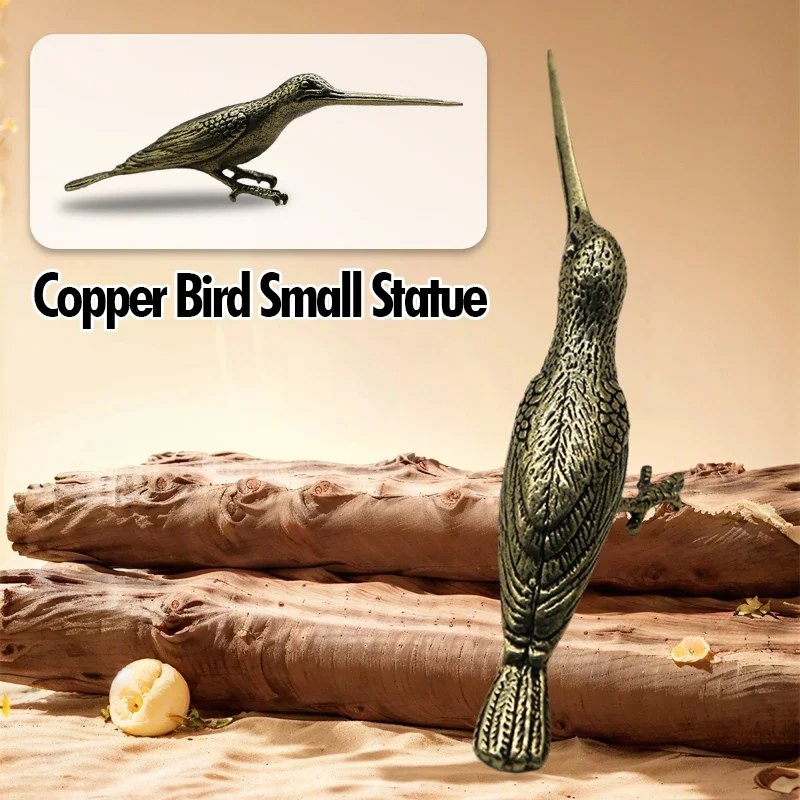 

Латунная статуэтка колибри