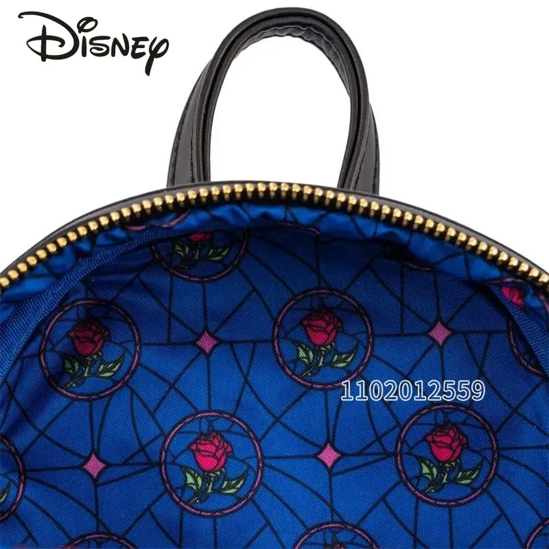 Disney Princess 2023 New Women's Backpack Luxury Brand Women's Mini Backpack Bell Princess Cartoon Cute Girl's Schoolbag