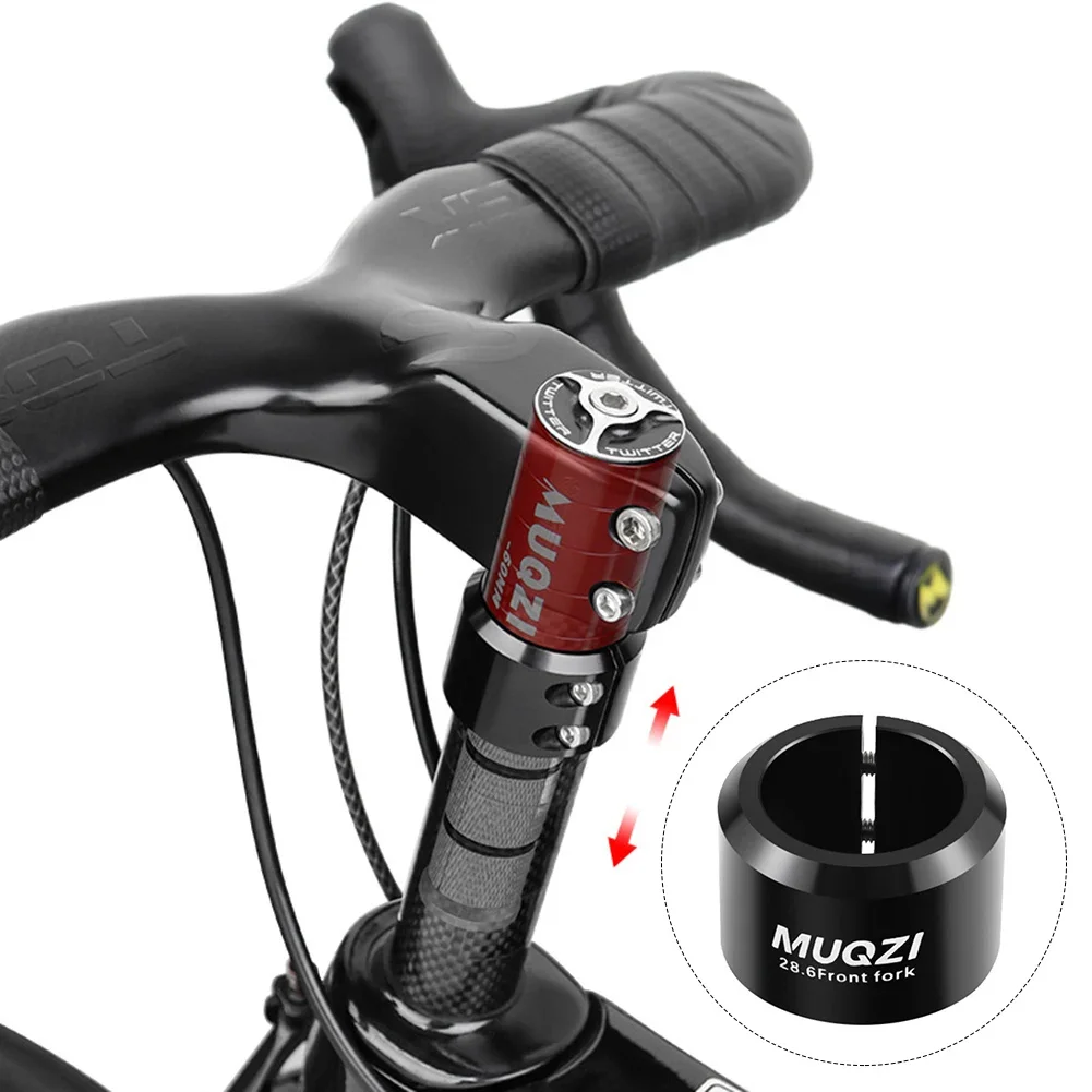 Przedłużacz wspornika roweru ze stopu aluminium Stały adapter Tłumik drgań do rowerów szosowych i górskich Akcesoria firmy SP...