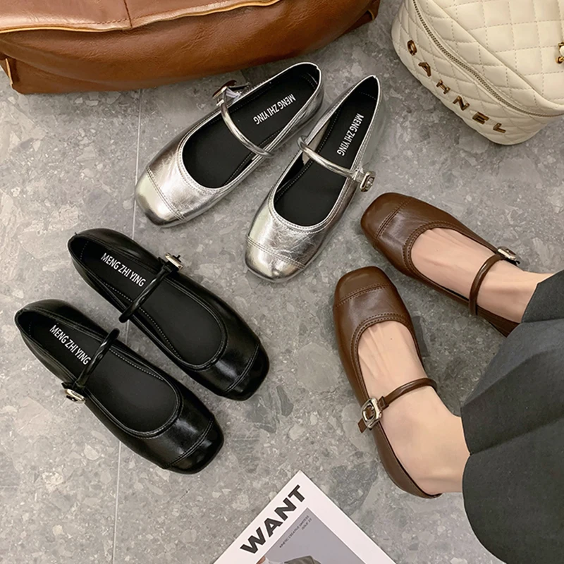 Женские туфли дерби Modis женская кожаная обувь новинка 2024 летние мокасины платье