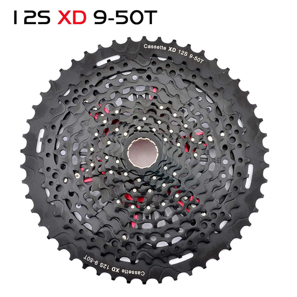 

MTB 12 Speed 9-50T XD Bicycle Sprocket Mountain Bike Flywheel Black steel Compatible for Eagle SX NG GX XX1 Freewheel