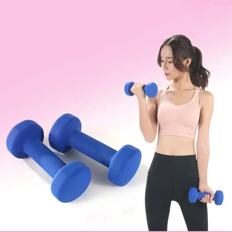 1 Фунт 2 Фунта 3 Фунта 5 Фунтов 10 Фунтов Гантели пластиковые с покрытием, обмакнутые в рукоятки Гантели всех видов, цветов и назначений для женщин, тренирующих силу.