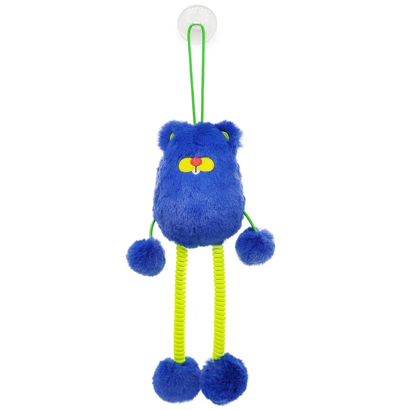 

Новая игрушка для домашних животных для кошек, эластичная забавная палочка для кошек, устойчивая к укусам плюшевая игрушка, мяч для кошек, т...