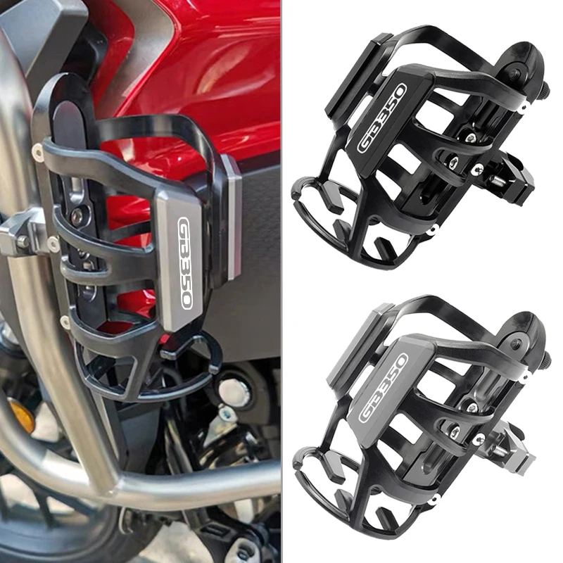 Фото Новый держатель для бутылок с водой/напитков из ЧПУ для мотоциклов Honda GB350 GB350S 2021-2025 2023 №1