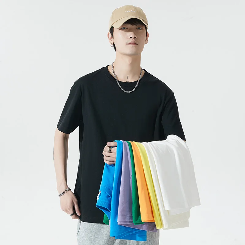 

2022 Summer Cotton T-shirt Men's and Women's Loose Fashion Brand T-shirt Men's Multicolor Fashion T-shirt Youth Clothing 4XL
