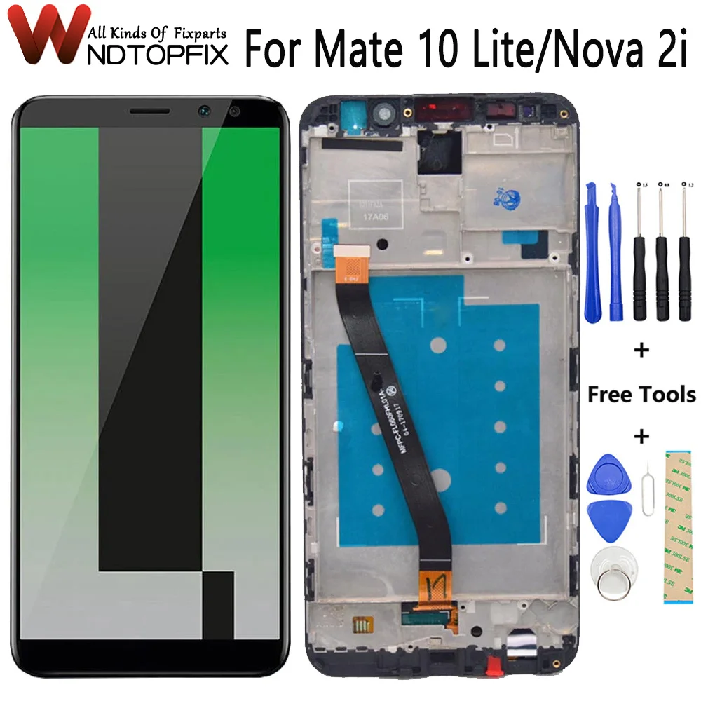 

For Huawei Mate 10 Lite LCD Display Touch Screen Assembly Mate10 Lite LCD Display Nova 2i LCD RNE-L21 L22 L01 L11 L23 LCD Screen