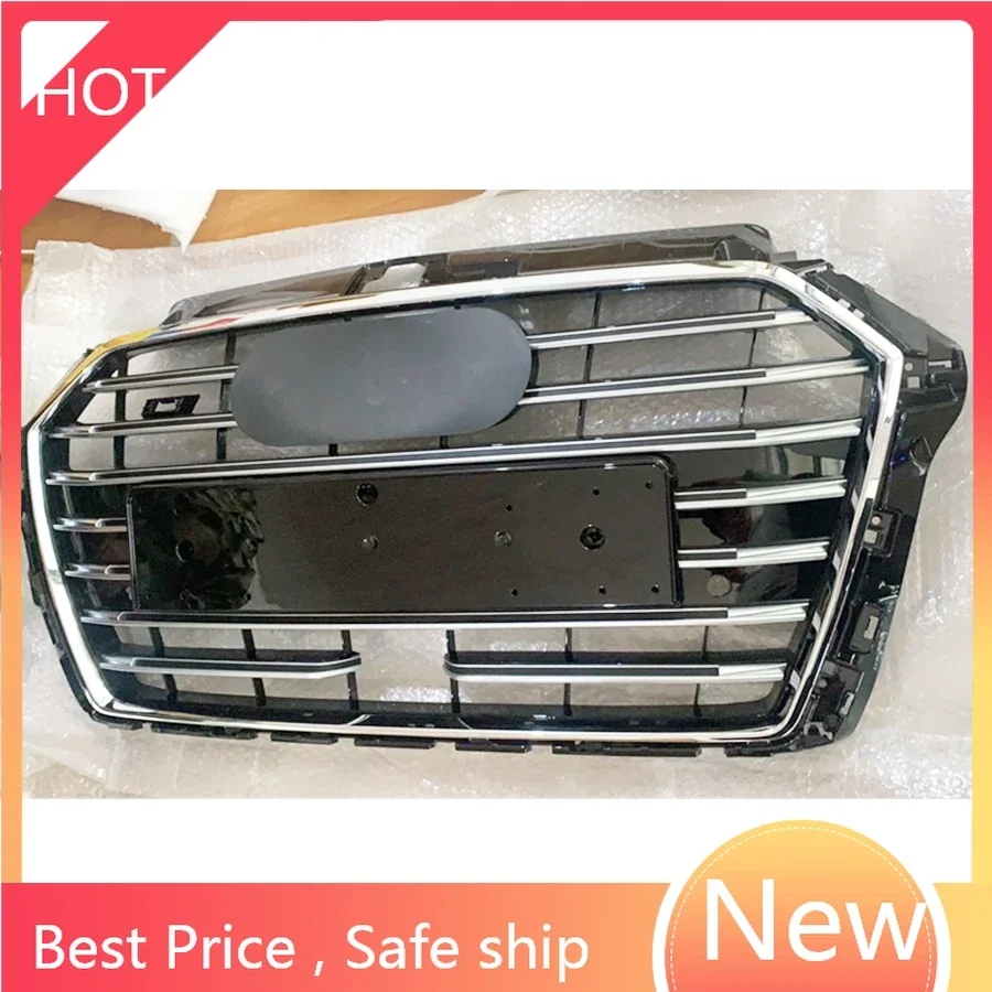 

Решетка для пианино, Черная решетка для бампера с отверстием ACC, решетка для переднего бампера автомобиля, решетка для переднего и центрального бампера для Audi A3/S3 2017-2020