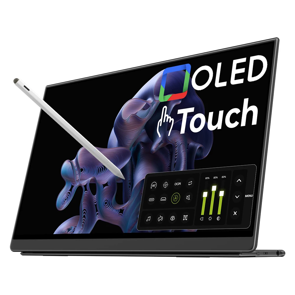 

EHOMEWEI OLED Portable Monitor Om Series 13.3" FHD 60HZ 100%DCI-P3 16:9 For Switch Laptop