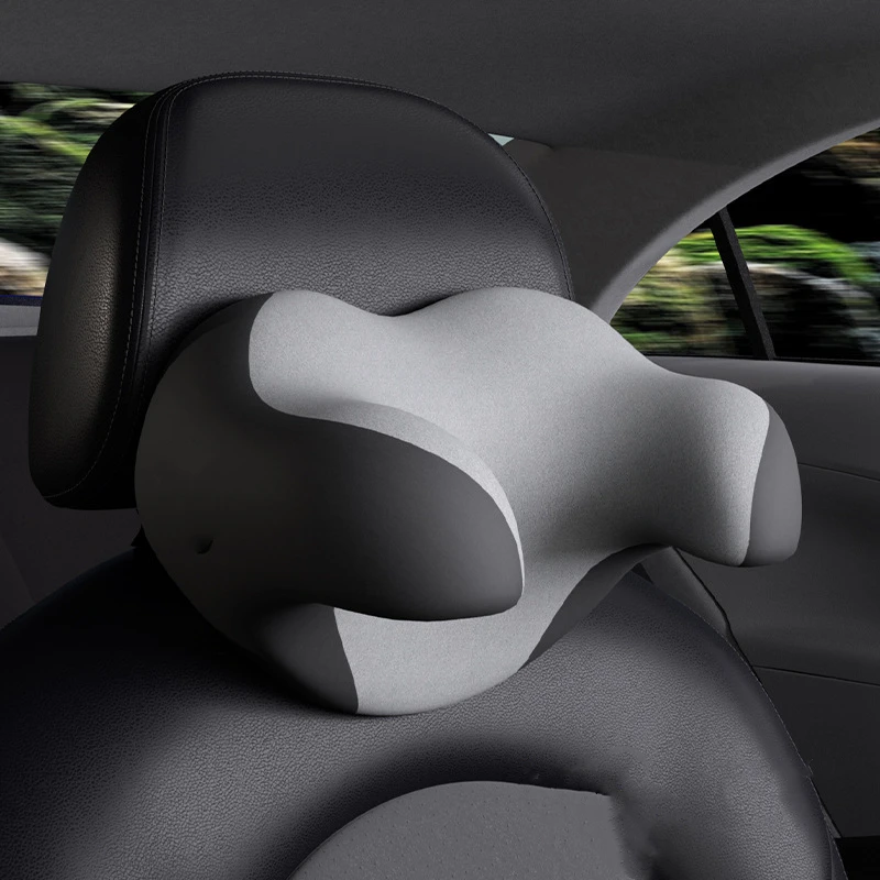 

Car Seat Headrest Pad 3D Memory Foam Pillow Head Neck Pain Relief Travel Neck Support Breathable Mesh Fabric Memory Foam Cushion