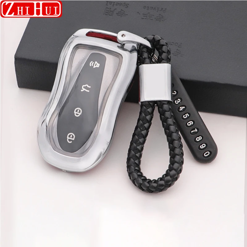 Чехол для ключей Geely Tugella Xingyue FY11 2020 2021 2022 из цинкового сплава защитный чехол