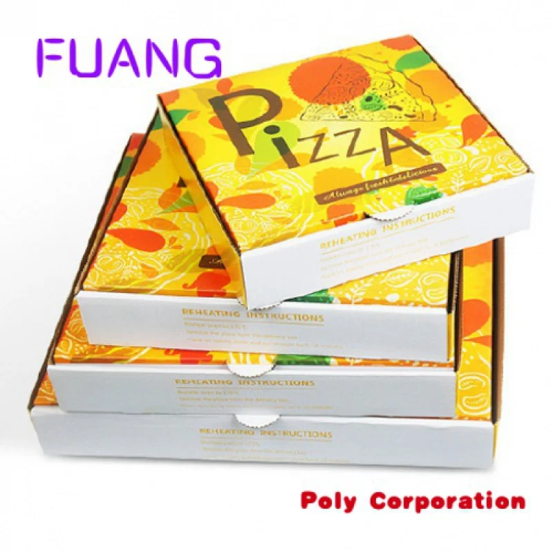 custom cheap low price 9inch 16inch pizza boxes with logo packaging for food Shower Boxes