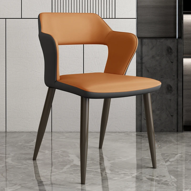 

Luxury Beautiful Dining Chairs Nordic Metal Office Dinner Dinning Chair Designer Living Room Bedroom Silla Comedor Furniture