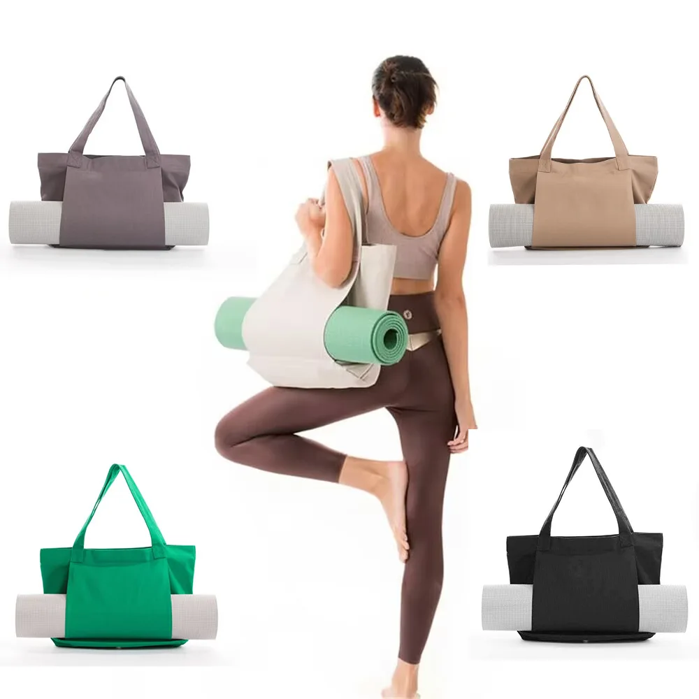 Women's Solid Color Fitness  Dance Outdoor Exercise Equipment Travel One Shoulder Yoga Bag