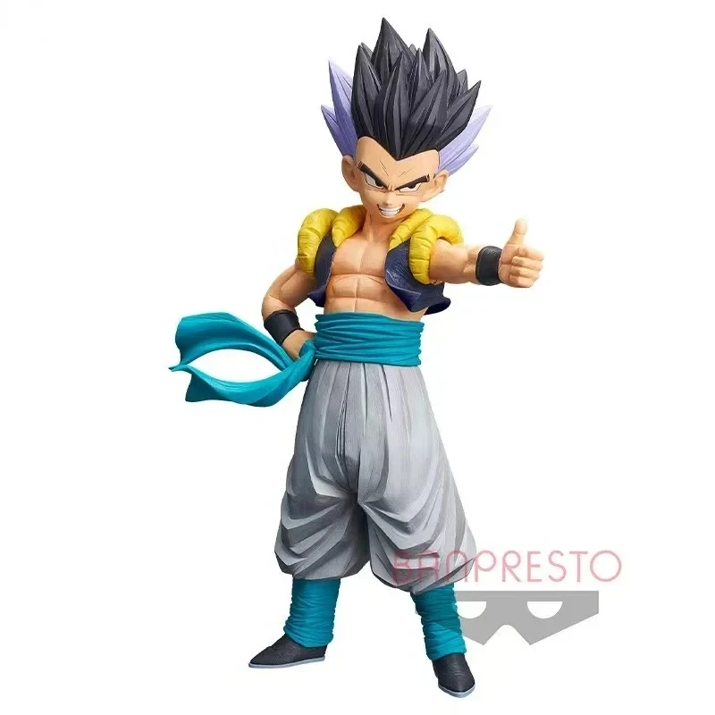 Фото В наличии: Оригинальная фигурка Bandai Dragon Ball Z Banpresto Grandista Resolution of Soldiers Gotenks, коллекционная модель, игрушка, подарок №2