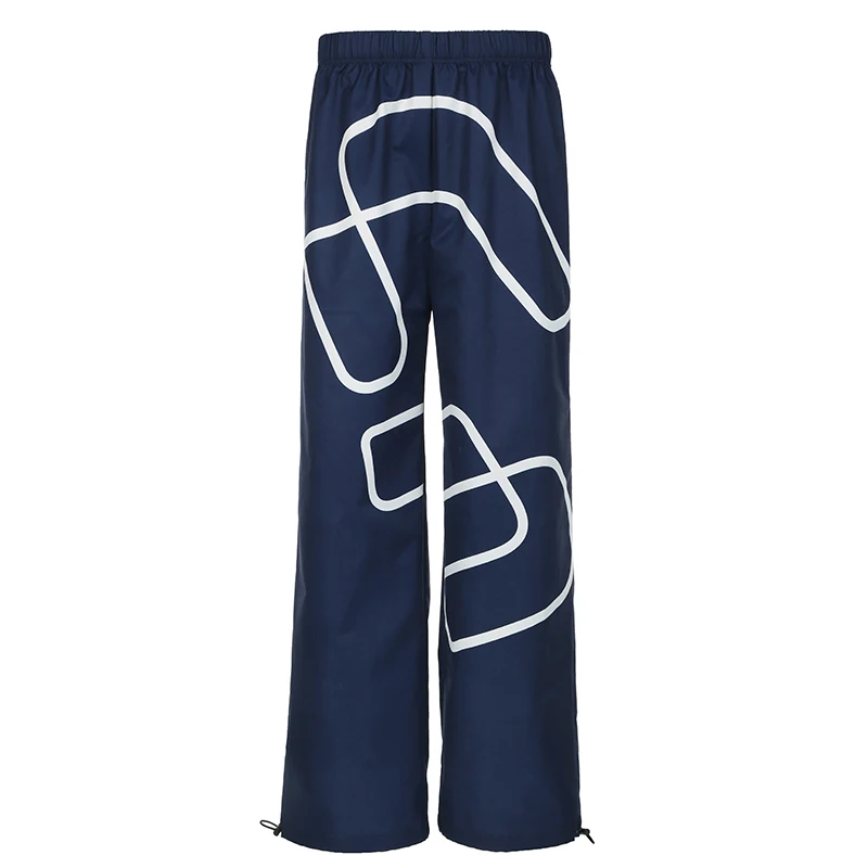 Спортивные костюмы BIIKPIIK контрастных цветов уличная одежда с геометрическими