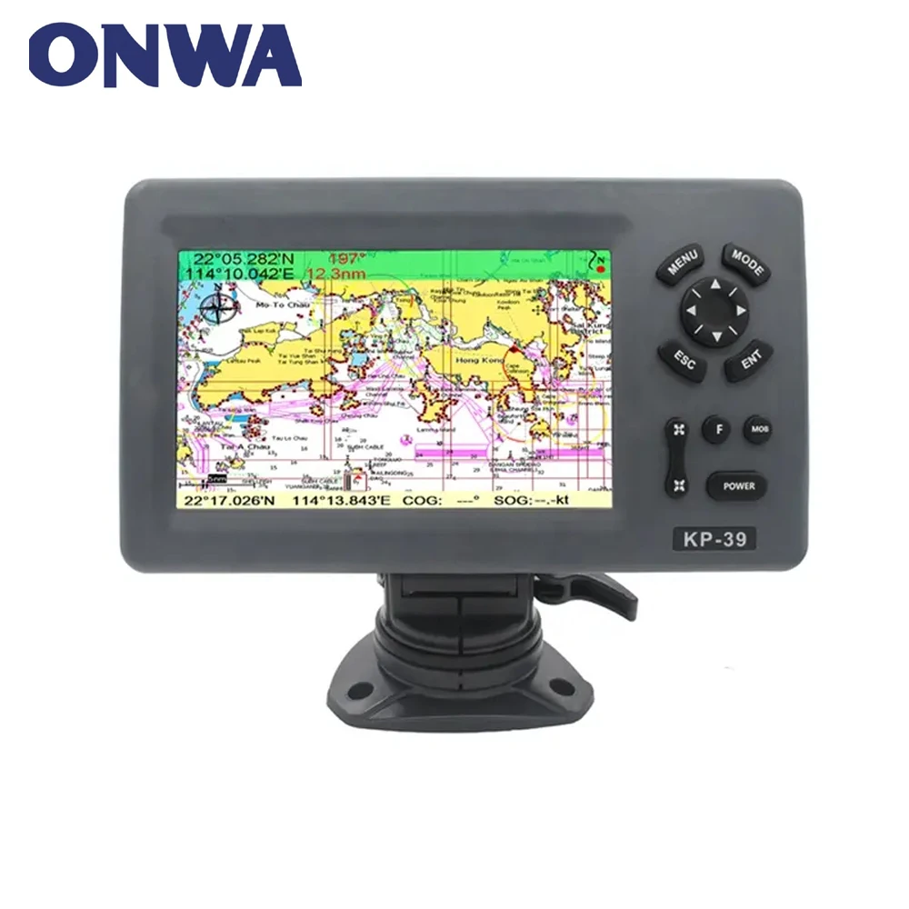 ONWA KP-39 7-дюймовый ONWA морской GPS-Графический Плоттер (с картой K ...