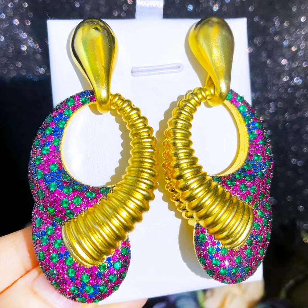 Missvikki Роскошные винтажные серьги-подвески для женщин свадебная вечеринка