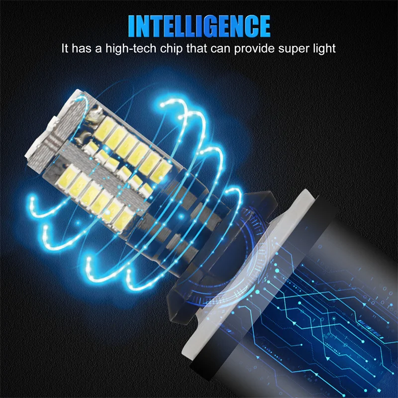 2 шт. 880 светодиодных ламп противотуманных фар для автомобилей Светодиодные