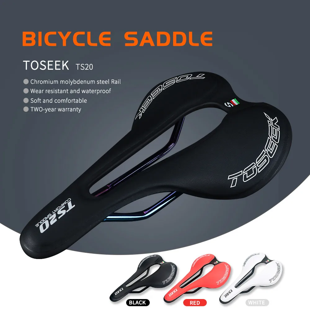 

Ультралегкое седло для горного велосипеда TOSEEK, седло из ЭВА и кожи, для гонок, для мужчин и женщин