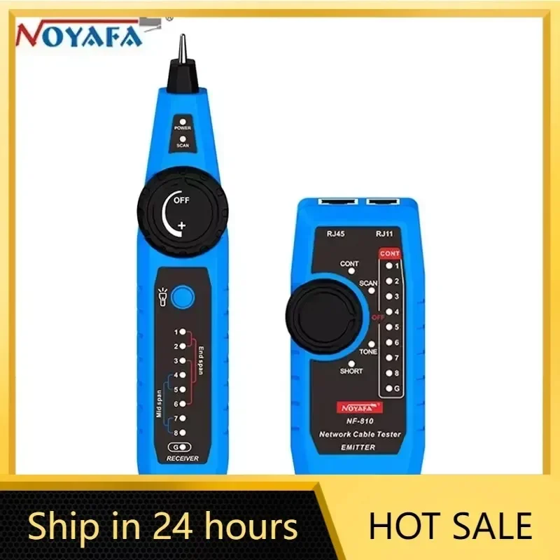 NOYAFA NF-810 Тестер сетевого кабеля Трекер проводов diggnose Testeur RJ11 RJ45 Cat5 Cat6 Телефонный