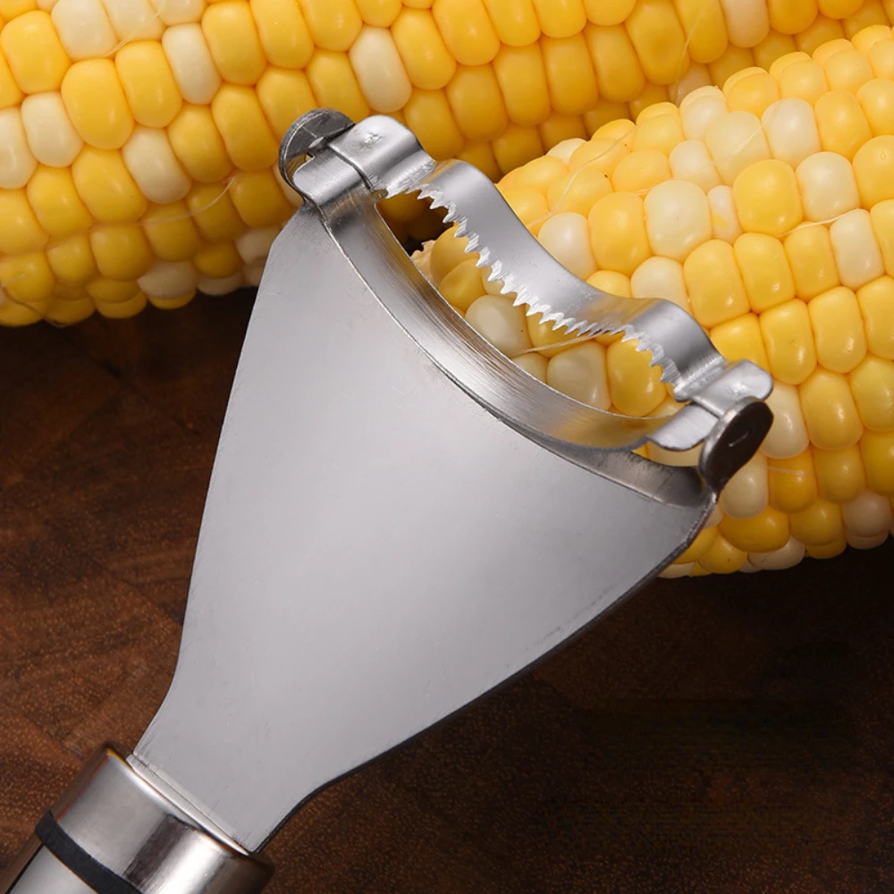

Stainless Steel Corn Stripper Home Kitchen Corn Thresher Stripper Peeler Corn Kerneler Peeler Fruit Vegetable Kitchen accessorie