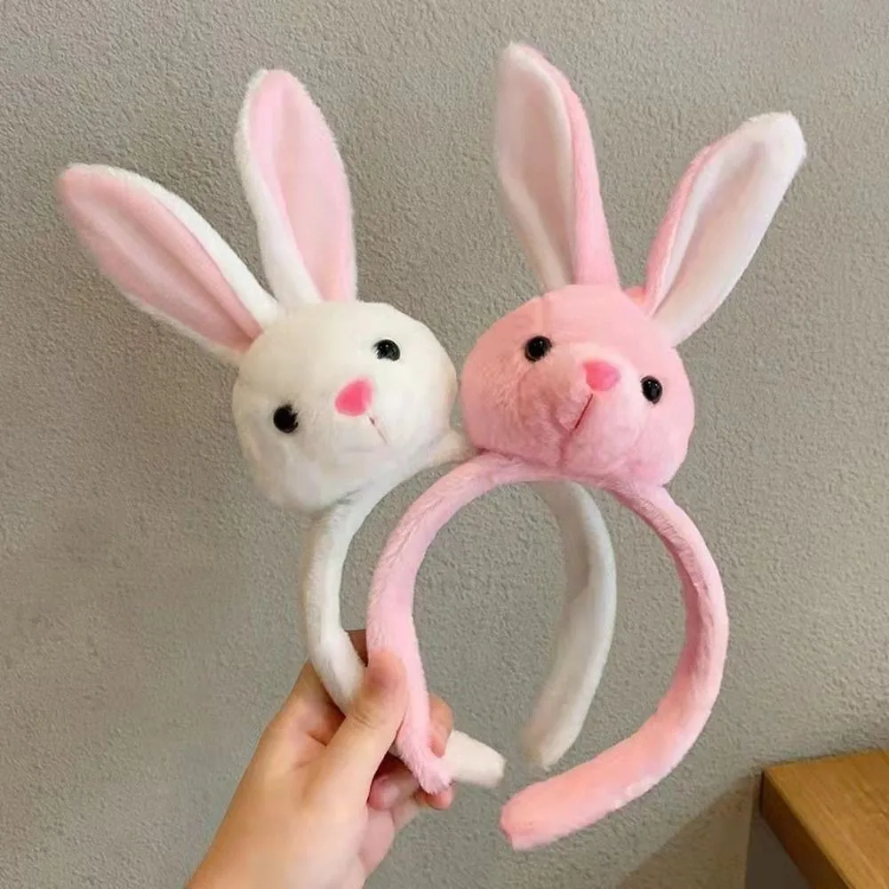 

Plush Washing Face For Female Headdress Headwear Hair Accessories Women Hair Hoop Rabbit Hairband Korean Style Headband
