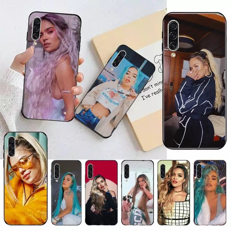 

KAROL G famous singer Phone Case For Samsung galaxy A S note 10 12 20 32 40 50 51 52 70 71 72 21 fe s ultra plus