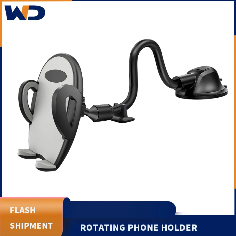 

Вращающийся на 360 градусов держатель для телефона на лобовое стекло автомобиля держатель для приборной панели кронштейн для сотового телеф...