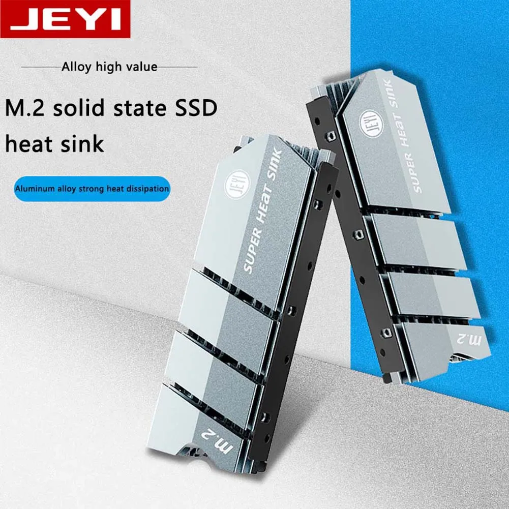 JEYI SSD карта охлаждения M.2 радиатор NVME NGFF 2280 алюминиевый лист теплопроводность