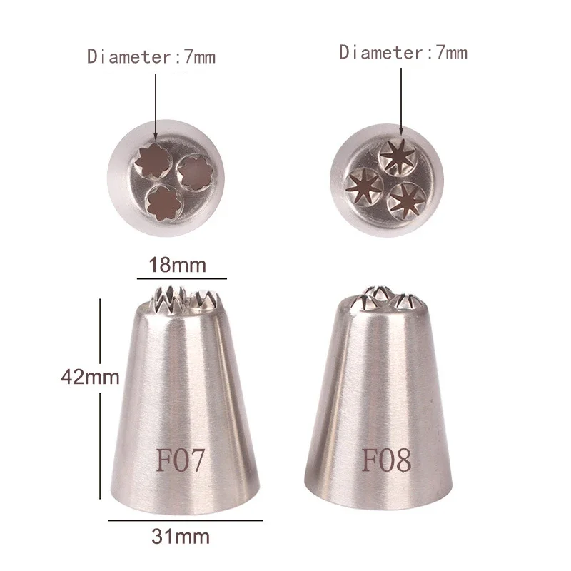 

Тройные звезды для глазури из нержавеющей стали