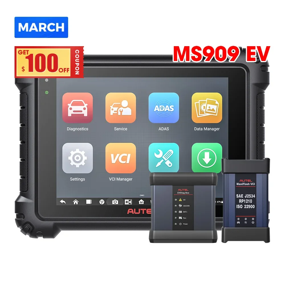Autel MS909 EV MS909EV Автоматическая диагностика ECU программирование диагностический