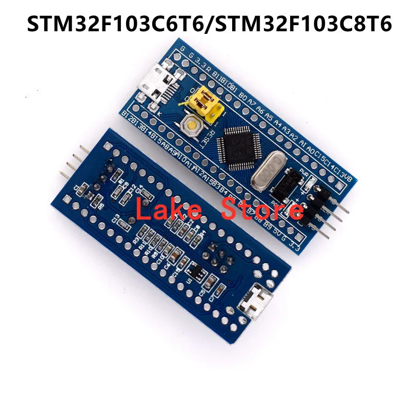 

1 шт./лот STM32F103C6T6 STM32F103C8T6 STM32 STM32F103 Минимальный модуль платы разработки системы для Arduino