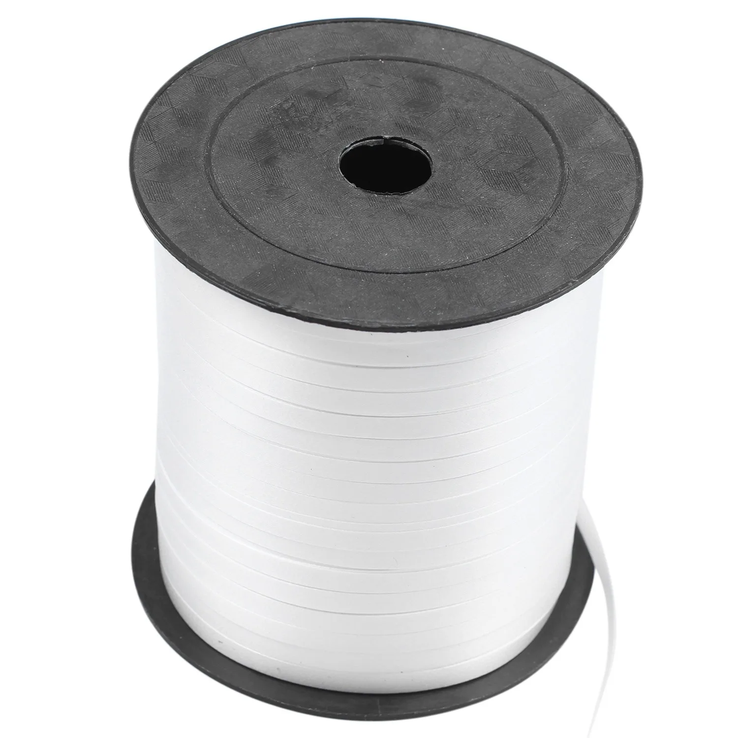 1 рулон ленты для воздушных шаров 225 м 5 мм свадьбы (белая)