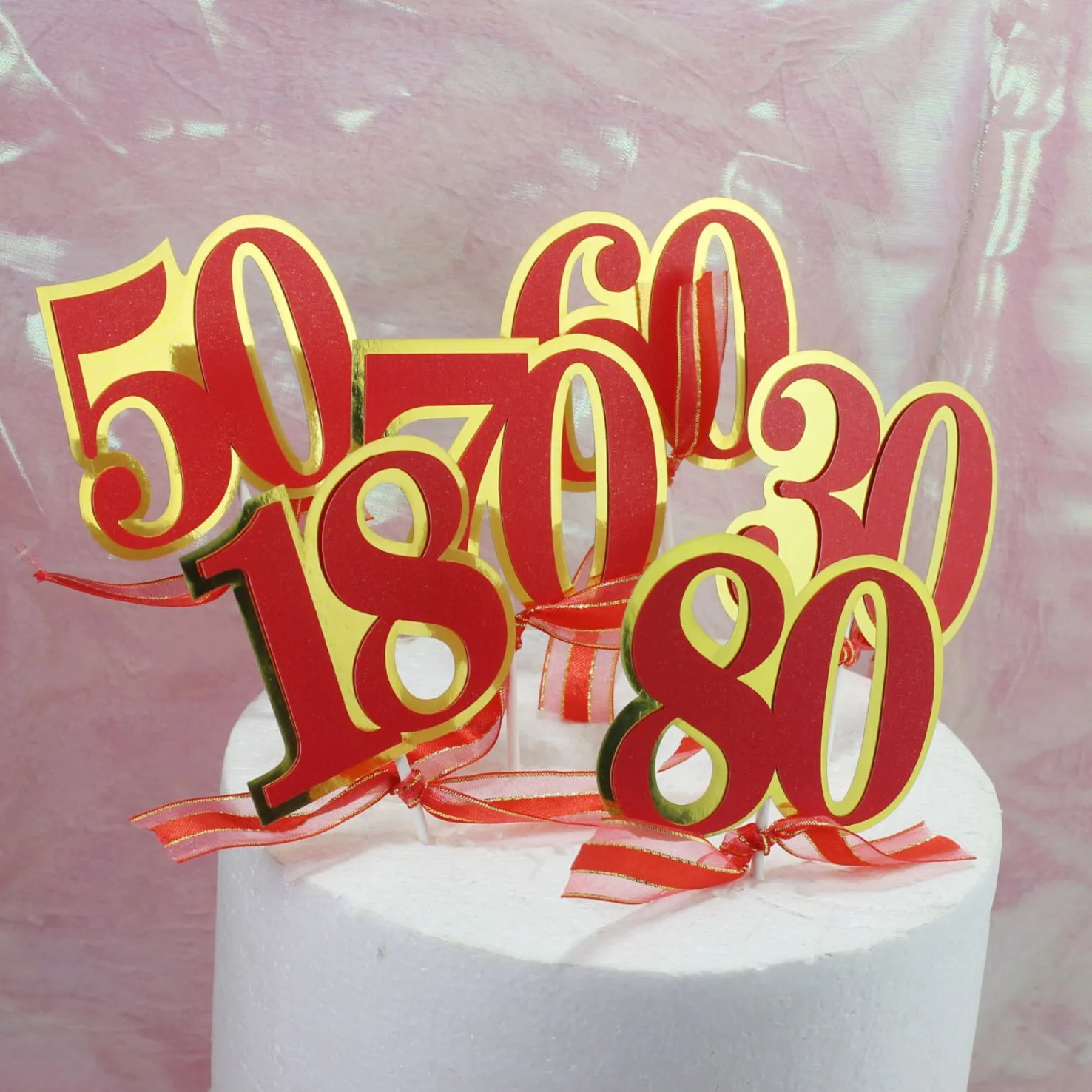 

Red number 18 30 50 60 70 80 cake dessert decoration birthday decoration happy birthday cake decoration birthday cake decoration