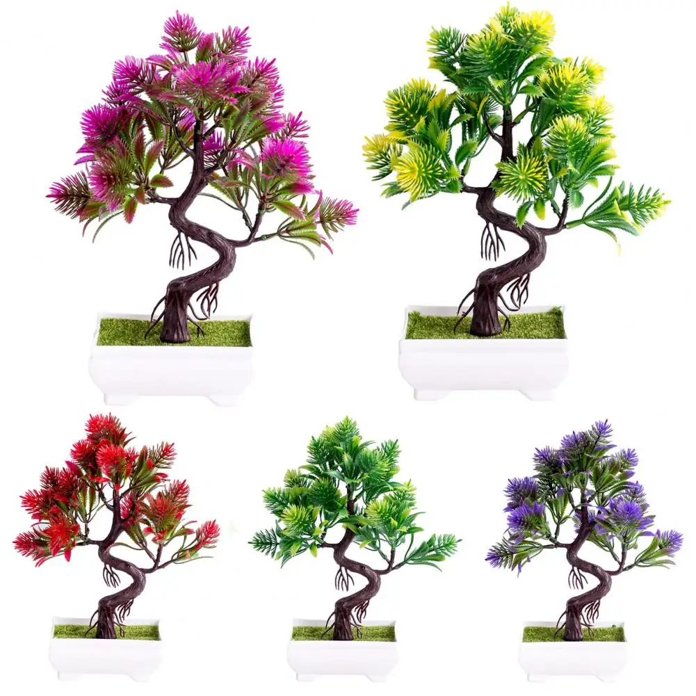 Искусственный бонсай современное декоративное искусственное дерево