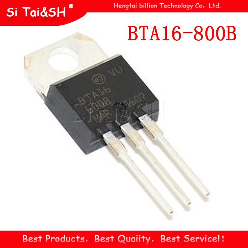 10 шт./лот BTA16-800B TO-220 BTA16-800 TO220 BTA16 800V 16A 16-800B новый и оригинальный