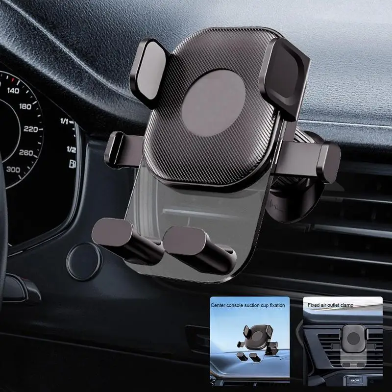 

Автомобильный держатель для телефона, регулируемый автомобильный держатель с креплением на вентиляционное отверстие, универсальный кронштейн с гравитационным датчиком для сотовых телефонов и GPS