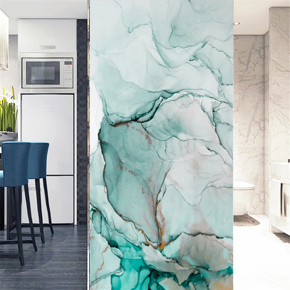 

Privacy Window Film Marble Background Decorative Glass Covering No-Glue 01Static Cling Frosted Window Stickers Window Tint 01F