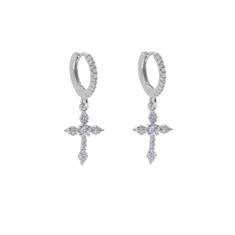 Крутые мужские серьги в стиле хип-хоп с микроасфальтированными серьгами 5А